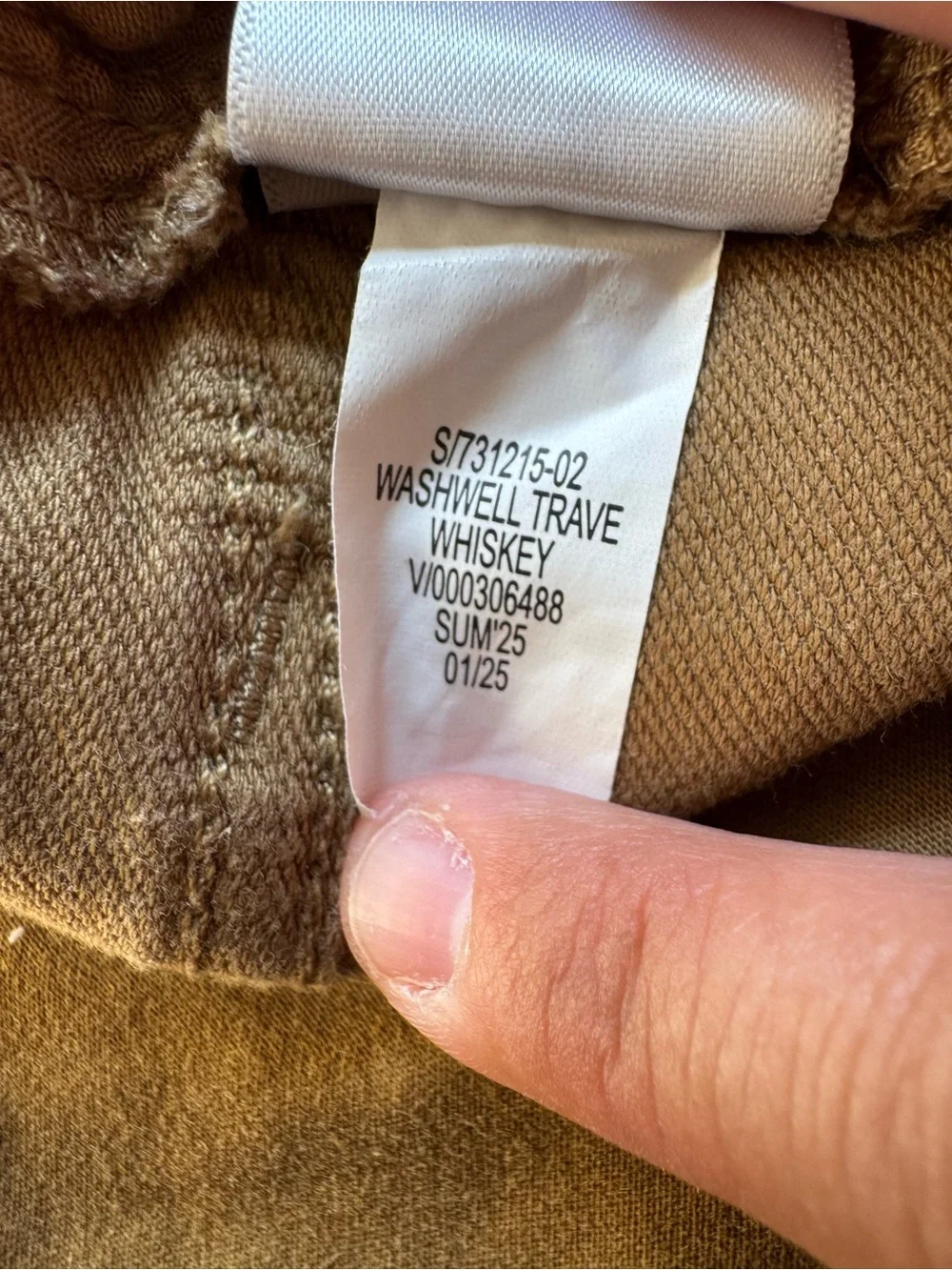Banana Republic Men’s Travel Athletic Pants 34x32 Whiskey Brown Stretch